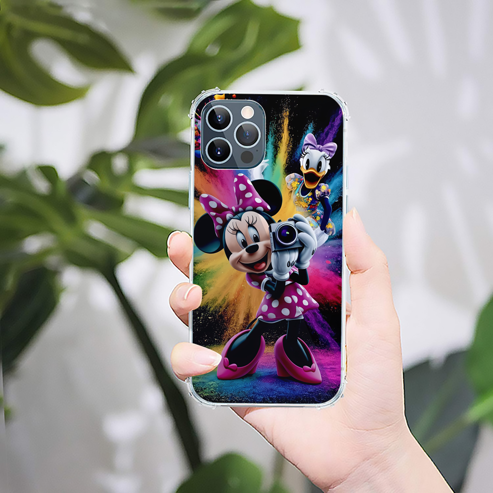 ミッキーマウス Mickey Mouse 【iPhone 12シリーズ対応】透明スマホケース（クリアソフトケース）